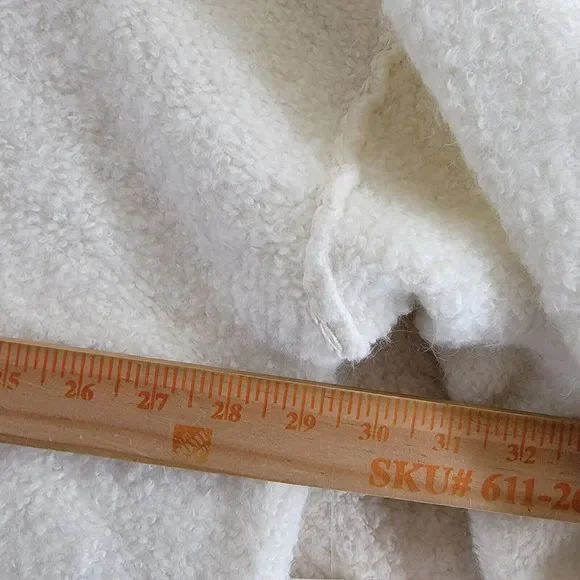 Free People Milo Tunic Sweater Women's Medium Evening Cream Drop Shoulder L/S~ - Picture 6 of 12